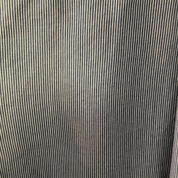 Pinstripe blue and white, button down shirt - Picture 3 of 4